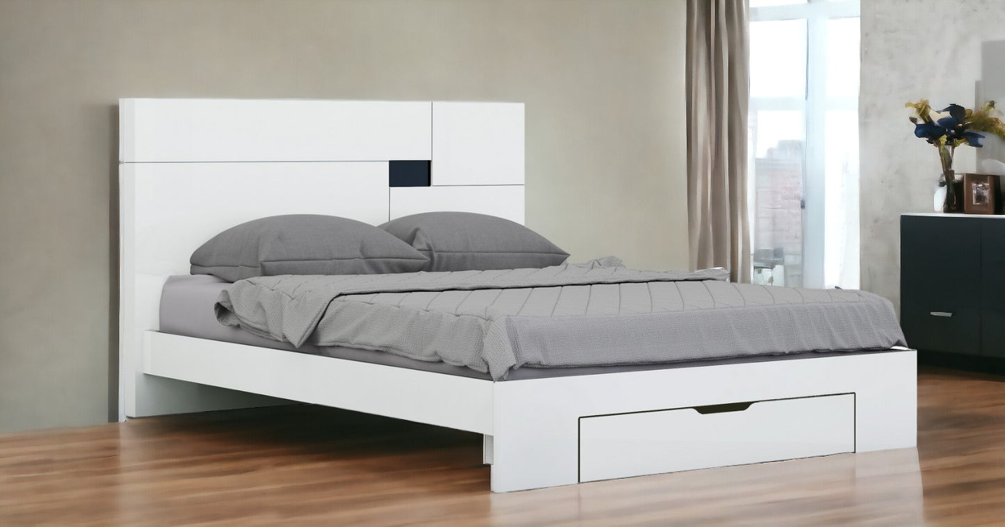 Astra White Bed