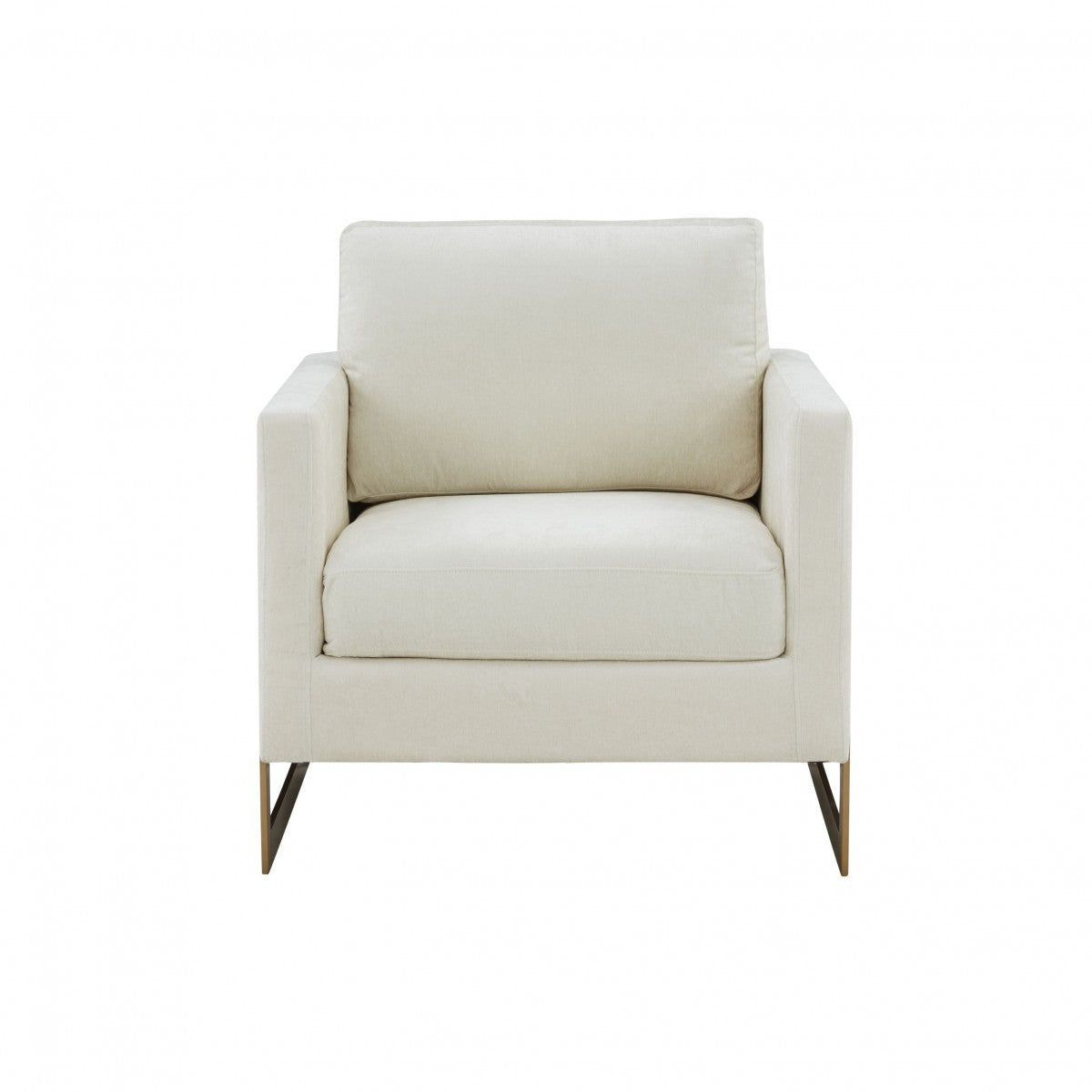 Crema Upholstered Arm Chair