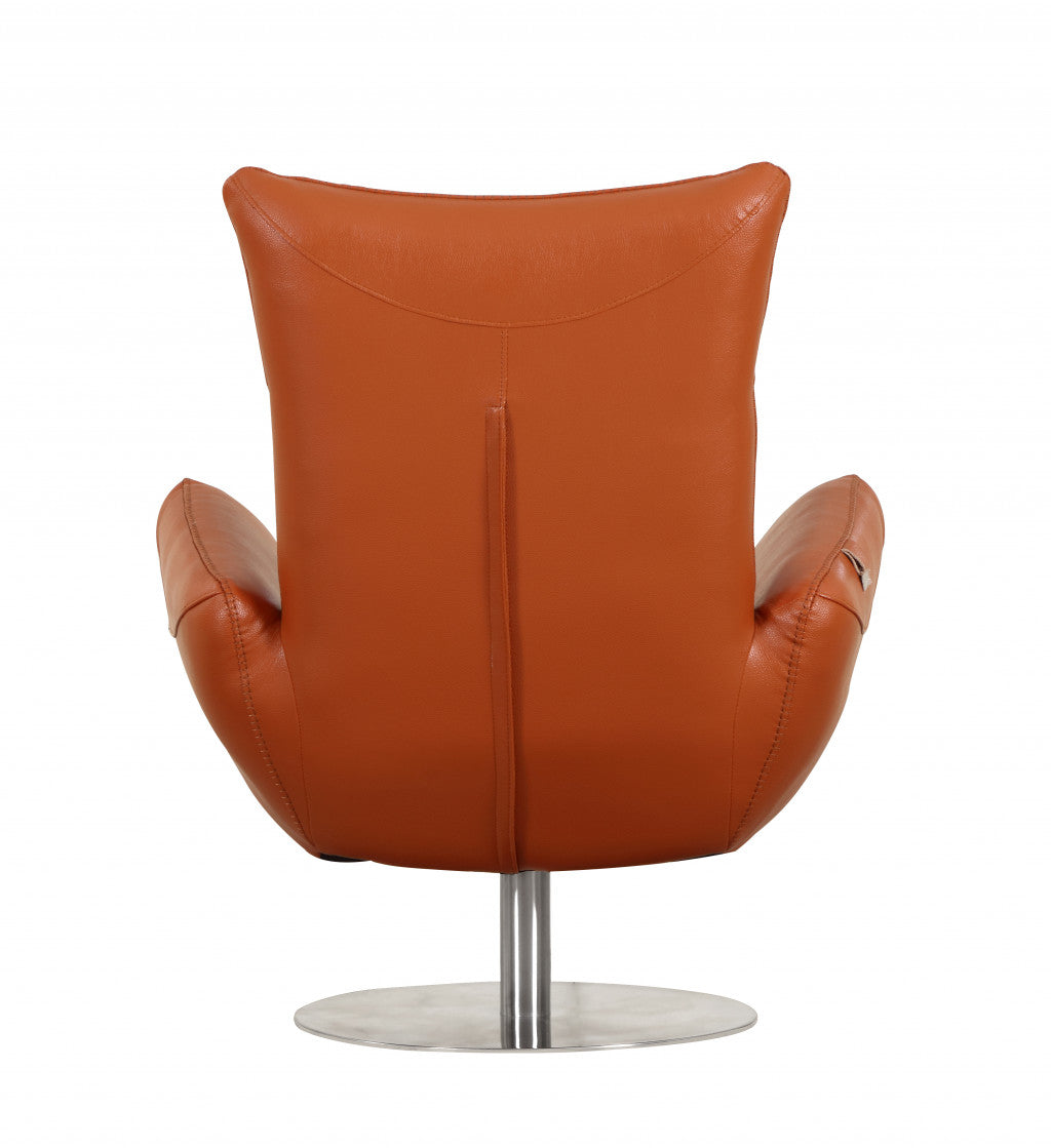 Tabby Contemporary Leather Lounge Chair