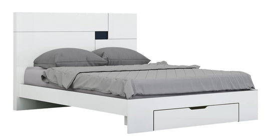 Astra White Bed