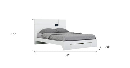 Astra White Bed