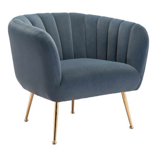 Melfi Velvet Tufted Club Chair