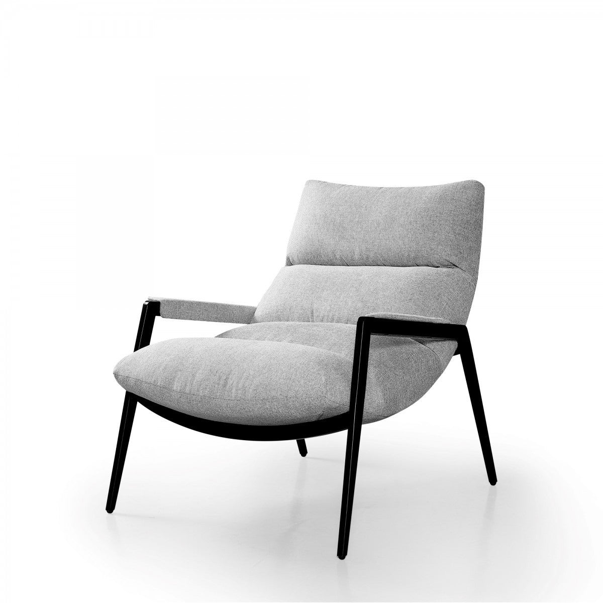 Shadow Polyester And Black Solid Color Arm Chair